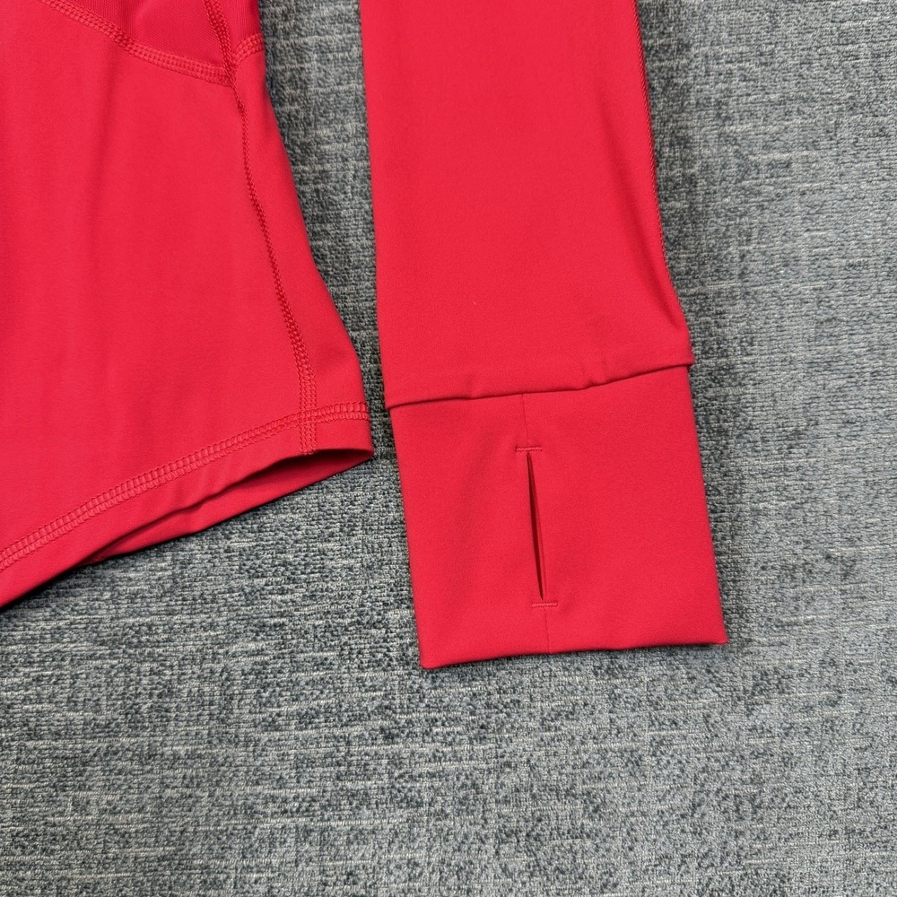 Vshred Weightless Jacket Women's M Red Full Zip Thumbholes Pockets Yoga Athletic - Picture 5 of 9